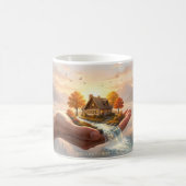 Hoffnung in der Hand Fantasy-Landschaftsposter Kaffeetasse (Mittel)