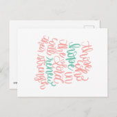 Hoffnung in der Lord Postcard Postkarte (Vorne/Hinten)