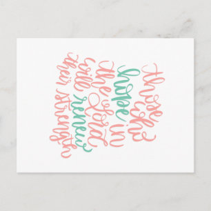 Hoffnung in der Lord Postcard Postkarte