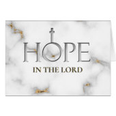 Hoffnung in der Lord Scripture Verse Isaiah 40:31 (Vorderseite (Horizontal))