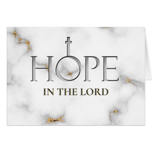 Hoffnung in der Lord Scripture Verse Isaiah 40:31 (Vorderseite (Horizontal))