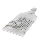 Hoffnung in der Lord Scripture Verse Isaiah 40:31 Schneidebrett (Ecke)