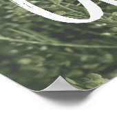 Hoffnung in Gott Moderne Brush Schriftart Sage Nat Poster (Ecke)