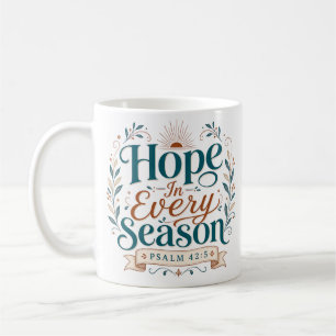 Hoffnung in jeder Jahreszeit Tägliches Andachtszit Kaffeetasse