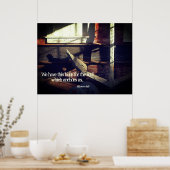 Hoffnung in Jesus Hebrews 6:19 Ankerplakat Poster (Küche)