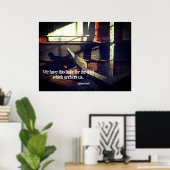 Hoffnung in Jesus Hebrews 6:19 Ankerplakat Poster (Heimbüro)