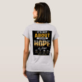 Hoffnung in Jesus T-Shirt (Schwarz voll)