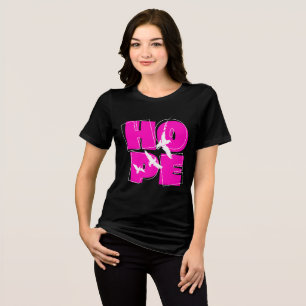 Hoffnung Inspirierend mit Fliegenden Vögeln Tri-Blend Shirt
