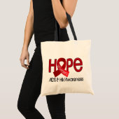 Hoffnung ist 2 AIDS von Bedeutung Tragetasche (Vorderseite (Produkt))