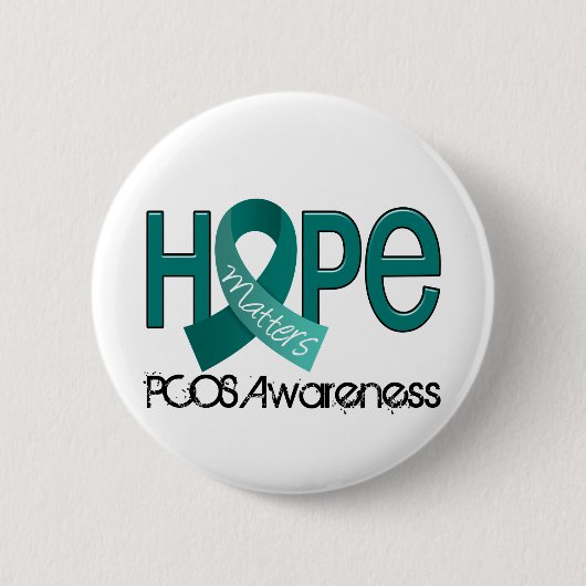 Hoffnung ist 2 PCOS von Bedeutung Button (Vorderseite)