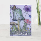 "Hoffnung ist alles gut mit dir" Grußkarte Karte (Vorderseite)