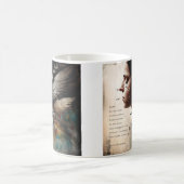 Hoffnung ist das Ding mit Feathers Kaffeetasse (Mittel)