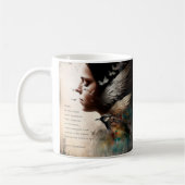 Hoffnung ist das Ding mit Feathers Kaffeetasse (Links)