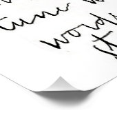 Hoffnung ist das Ding mit Feathers Poster (Ecke)