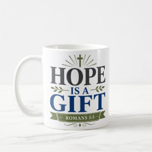 Hoffnung ist ein Geschenk Tägliche Glaubensandacht Kaffeetasse