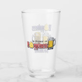 Hoffnung ist ein kalter Bier Glas (Rückseite)