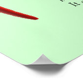 Hoffnung ist eine Sache mit Federn motivierend Pos Poster (Ecke)