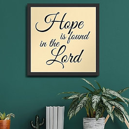 Hoffnung ist im Lord Poster zu finden