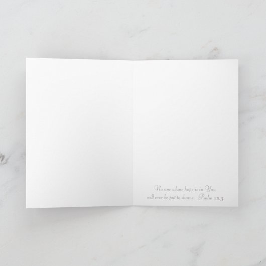 ...Hoffnung ist in dir... Karte (Innenseite)