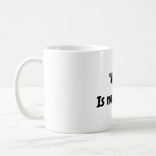 Hoffnung ist keine Planungs-Tasse Kaffeetasse