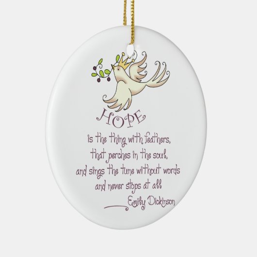 Hoffnung ist keramik ornament (Rechts)