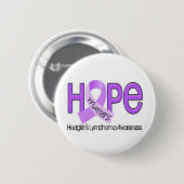 Hoffnung ist Morbus Hodgkin 2 von Bedeutung Button (Vorne & Hinten)