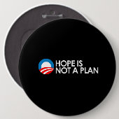 HOFFNUNG IST NICHT ein PLAN 2 Autoaufkleber Button (Vorne & Hinten)