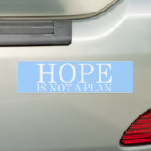 HOFFNUNG IST NICHT ein PLAN Autoaufkleber (Auf Auto)