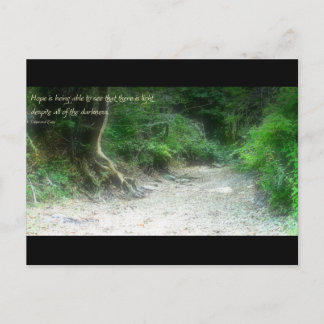 Hoffnung ist... postkarte