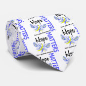 Hoffnung ist Schmetterling Down-Syndrom von Krawatte (Gerollt)