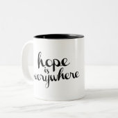 Hoffnung ist überall - Tasse (Vorderseite Links)