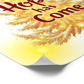 Hoffnung ist Weihnachtsgeschichte Poster (Ecke)