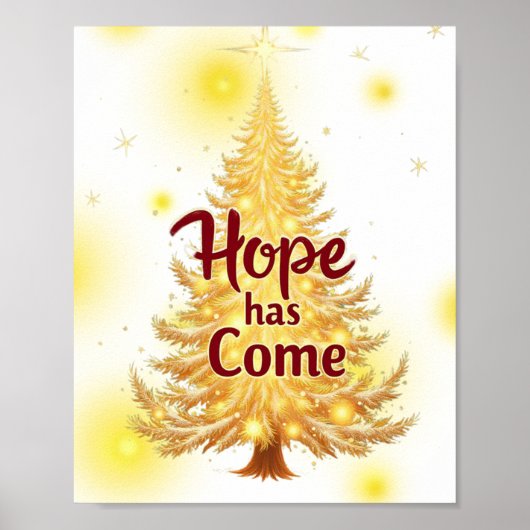 Hoffnung ist Weihnachtsgeschichte Poster (Vorne)