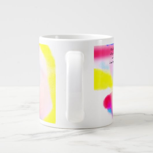 Hoffnung Jumbo-Tasse (Rückseite)