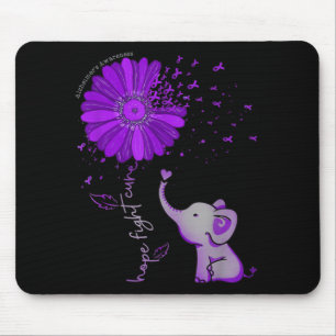 Hoffnung Kämpfen Niedlicher Elefant Alzheimer's Li Mousepad