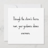 Hoffnung Karte (Rückseite)