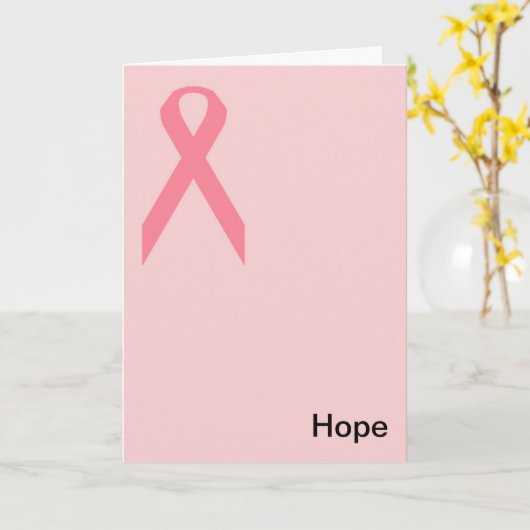 Hoffnung Karte (Gelbe Blume)