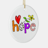 Hoffnung Keramik Ornament (Rechts)