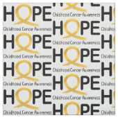 Hoffnung: Kindheits-Krebs Stoff (Muster)