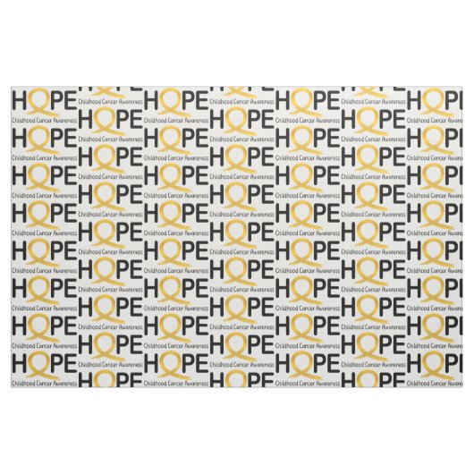 Hoffnung: Kindheits-Krebs Stoff (Fat Quarter (45,7 x 55,9 cm))