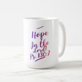 Hoffnung - Klassische Tasse (VorderseiteRechts)