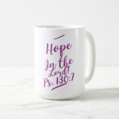 Hoffnung - Klassische Tasse (VorderseiteRechts)