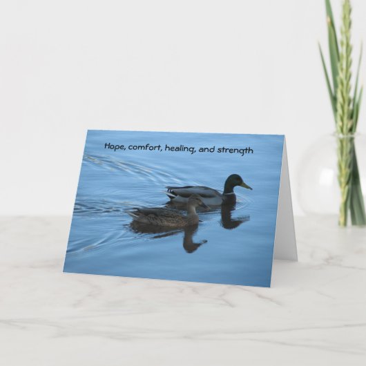 Hoffnung, Komfort, Heilung und Kraft Karte (Vorderseite)