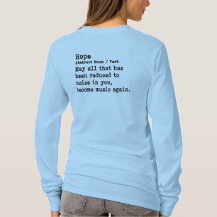 Hoffnung: Langschläfer Crew Neck T-Shirt