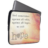Hoffnung Laptopschutzhülle (Vorne Rechts)