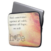 Hoffnung Laptopschutzhülle (Vorderseite Links)