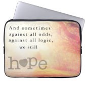 Hoffnung Laptopschutzhülle (Vorderseite)