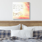 Hoffnung Leinwanddruck (Insitu (Schlafzimmer))