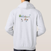 Hoffnung: Leuchtfarbene Hoodies (Rückseite)