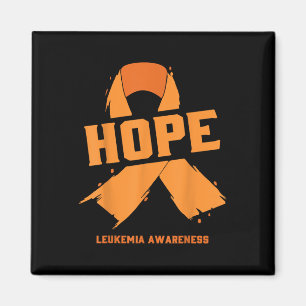 Hoffnung Leukämie-Bewusstsein Leukämie Krebs Motiv Magnet